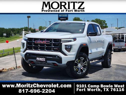 Summit White 2025 GMC Canyon AT4