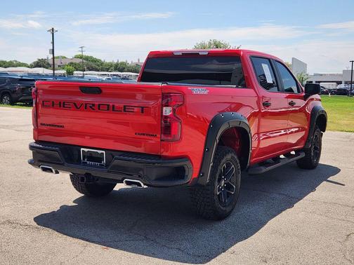 Red Hot 2025 Chevrolet Silverado 1500 Custom Trail Boss
