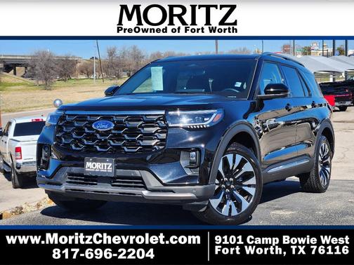 AGATE BLACK METALLIC 2025 Ford Explorer Platinum