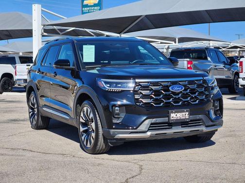 AGATE BLACK METALLIC 2025 Ford Explorer Platinum