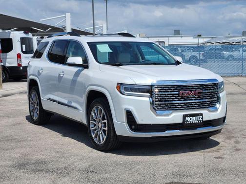 White Frost Tricoat 2022 GMC Acadia Denali