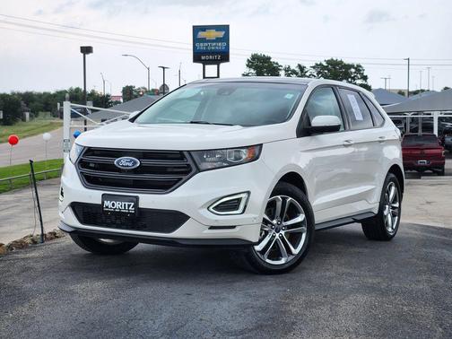 WHITE PLATINUM MET TRI-COAT 2015 Ford Edge Sport