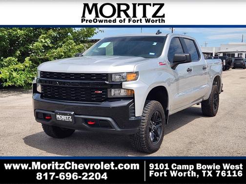 Silver Ice Metallic 2019 Chevrolet Silverado 1500 Custom Trail Boss