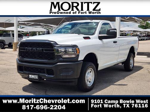 Bright White Clearcoat 2024 RAM 2500 Tradesman Regular Cab 4x4 8' Box