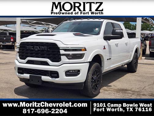 Bright White Clearcoat 2025 RAM 2500 Limited Mega Cab 4x4 6'4' Box