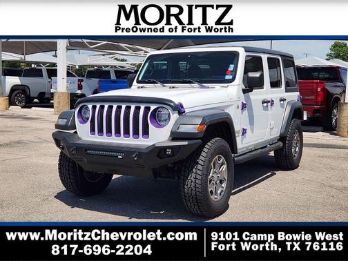 Bright White Clearcoat 2020 Jeep Wrangler Unlimited Sport