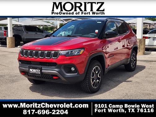 Red Hot Pearlcoat 2025 Jeep Compass Trailhawk