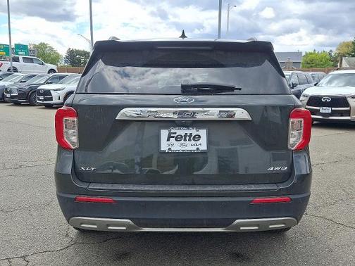 FORGED GREEN METALLIC 2022 Ford Explorer XLT