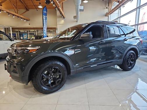 FORGED GREEN METALLIC 2022 Ford Explorer TIMBERLINE