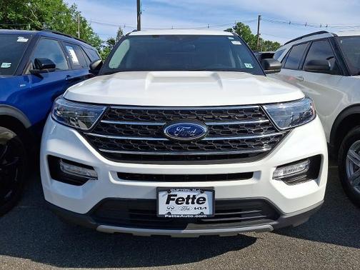 STAR WHITE MET TRI-COAT 2023 Ford Explorer XLT