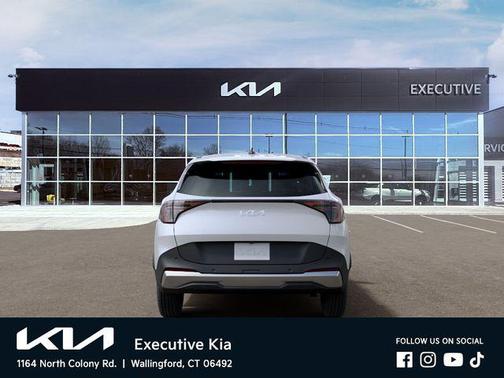 White 2026 Kia Sportage LX