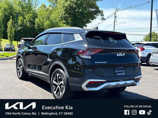 Ebony Black 2025 Kia Sportage EX