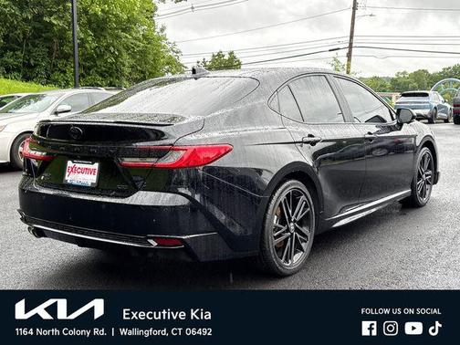 Midnight Black Metallic 2025 Toyota Camry XSE