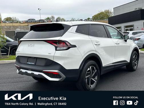 Snow White Pearl 2023 Kia Sportage Hybrid LX