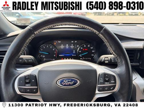 Iconic Silver Metallic 2022 Ford Explorer XLT