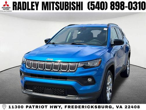 Laser Blue 2022 Jeep Compass Latitude Lux