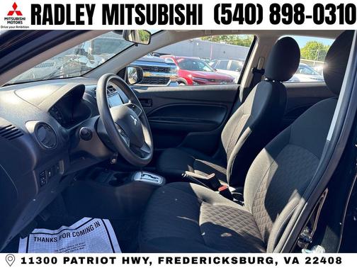 Jet Black 2024 Mitsubishi Mirage