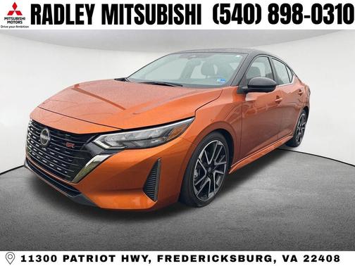 Orange Metallic 2025 Nissan Sentra SR