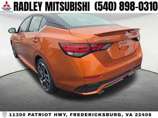 Orange Metallic 2025 Nissan Sentra SR
