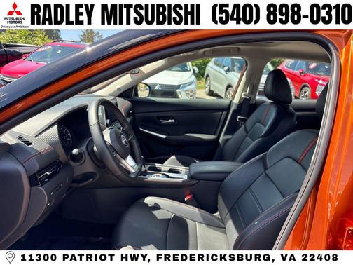 Orange Metallic 2025 Nissan Sentra SR
