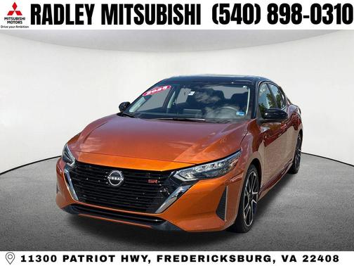 Orange Metallic 2025 Nissan Sentra SR