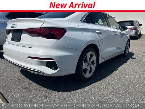 Glacier White Metallic 2023 Audi A3 40 Premium