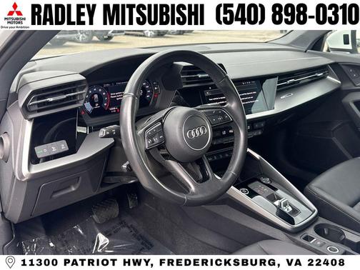 Glacier White Metallic 2023 Audi A3 40 Premium