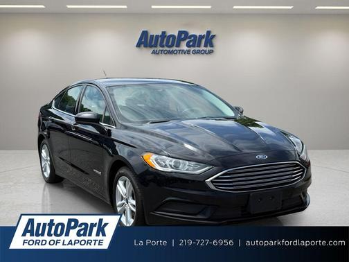 Shadow Black 2018 Ford Fusion Hybrid S