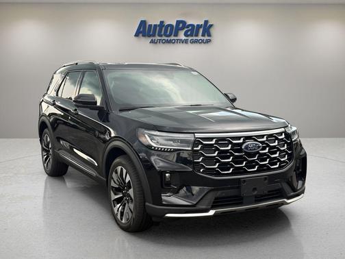 Black Metallic 2026 Ford Explorer Platinum