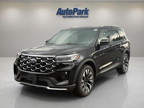 Black Metallic 2026 Ford Explorer Platinum