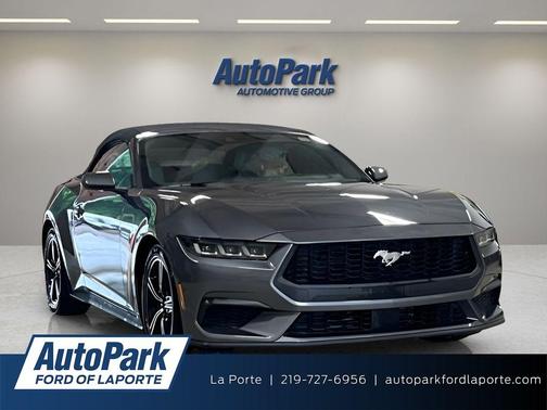 Carbonized Gray Metallic 2024 Ford Mustang EcoBoost Premium