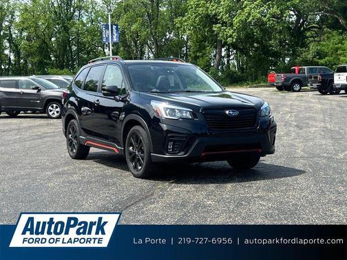 Crystal Black Silica 2020 Subaru Forester Sport