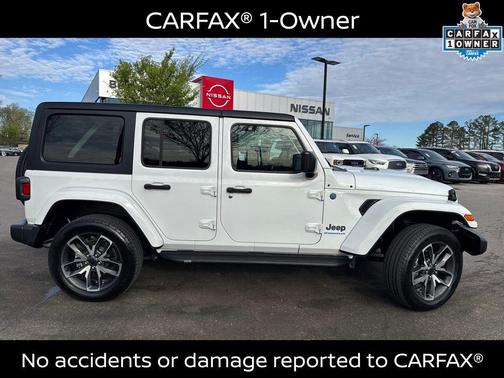 Bright White Clearcoat 2024 Jeep Wrangler 4xe Sport S