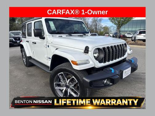 Bright White Clearcoat 2024 Jeep Wrangler 4xe Sport S