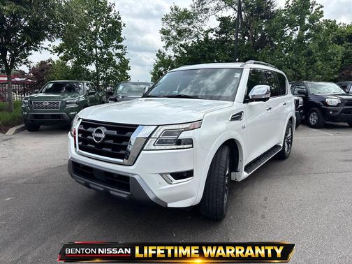 Aspen White Tricoat 2021 Nissan Armada Platinum 2WD
