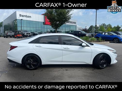Ceramic White 2022 Hyundai ELANTRA HEV Blue