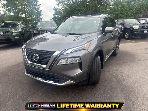 Gun Metallic 2021 Nissan Rogue Platinum