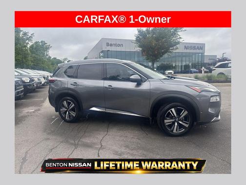 Gun Metallic 2021 Nissan Rogue Platinum