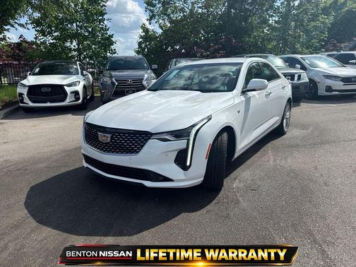 Summit White 2024 Cadillac CT4 Premium Luxury