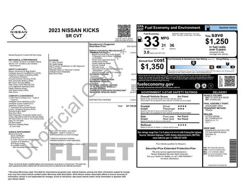 2023 Nissan Kicks SR