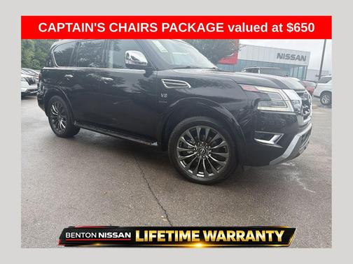 Super Black 2022 Nissan Armada Platinum 4WD