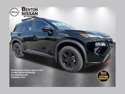 Super Black 2026 Nissan Rogue Rock Creek