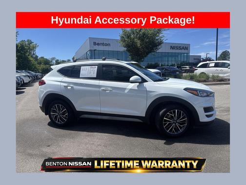 White Cream 2021 Hyundai TUCSON SEL