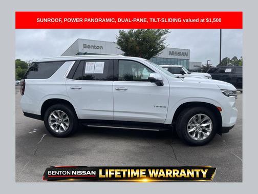 Summit White 2023 Chevrolet Tahoe Premier