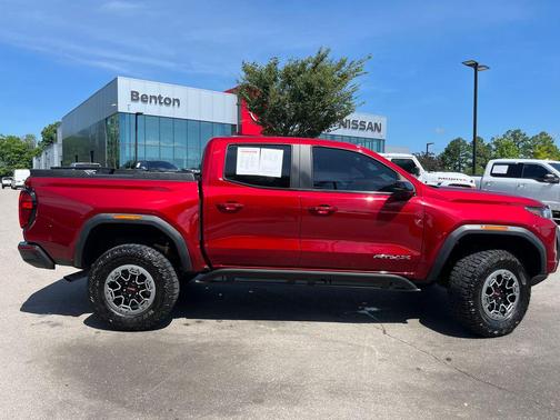 Volcanic Red Tintcoat 2023 GMC Canyon AT4X