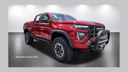 Volcanic Red Tintcoat 2023 GMC Canyon AT4X