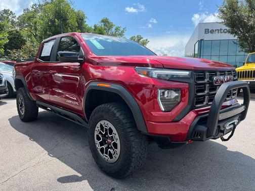 Volcanic Red Tintcoat 2023 GMC Canyon AT4X