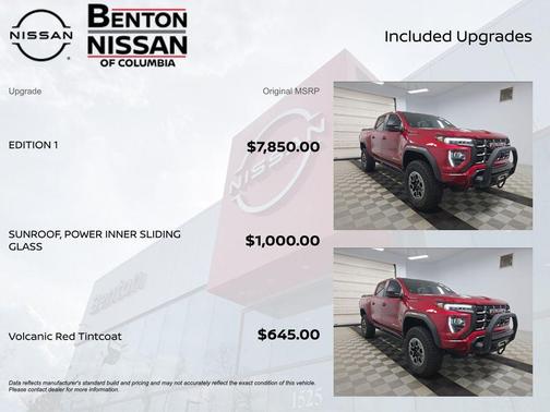 Volcanic Red Tintcoat 2023 GMC Canyon AT4X