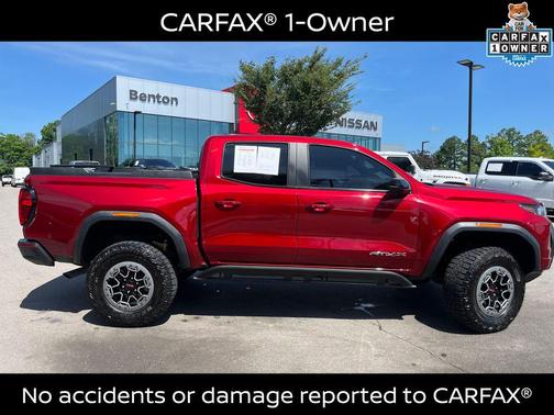 Volcanic Red Tintcoat 2023 GMC Canyon AT4X
