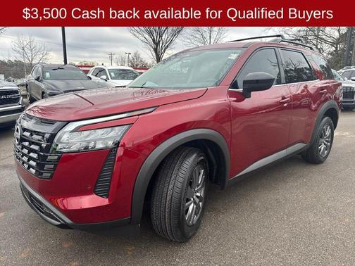Scarlet Ember Tintcoat 2026 Nissan Pathfinder SV